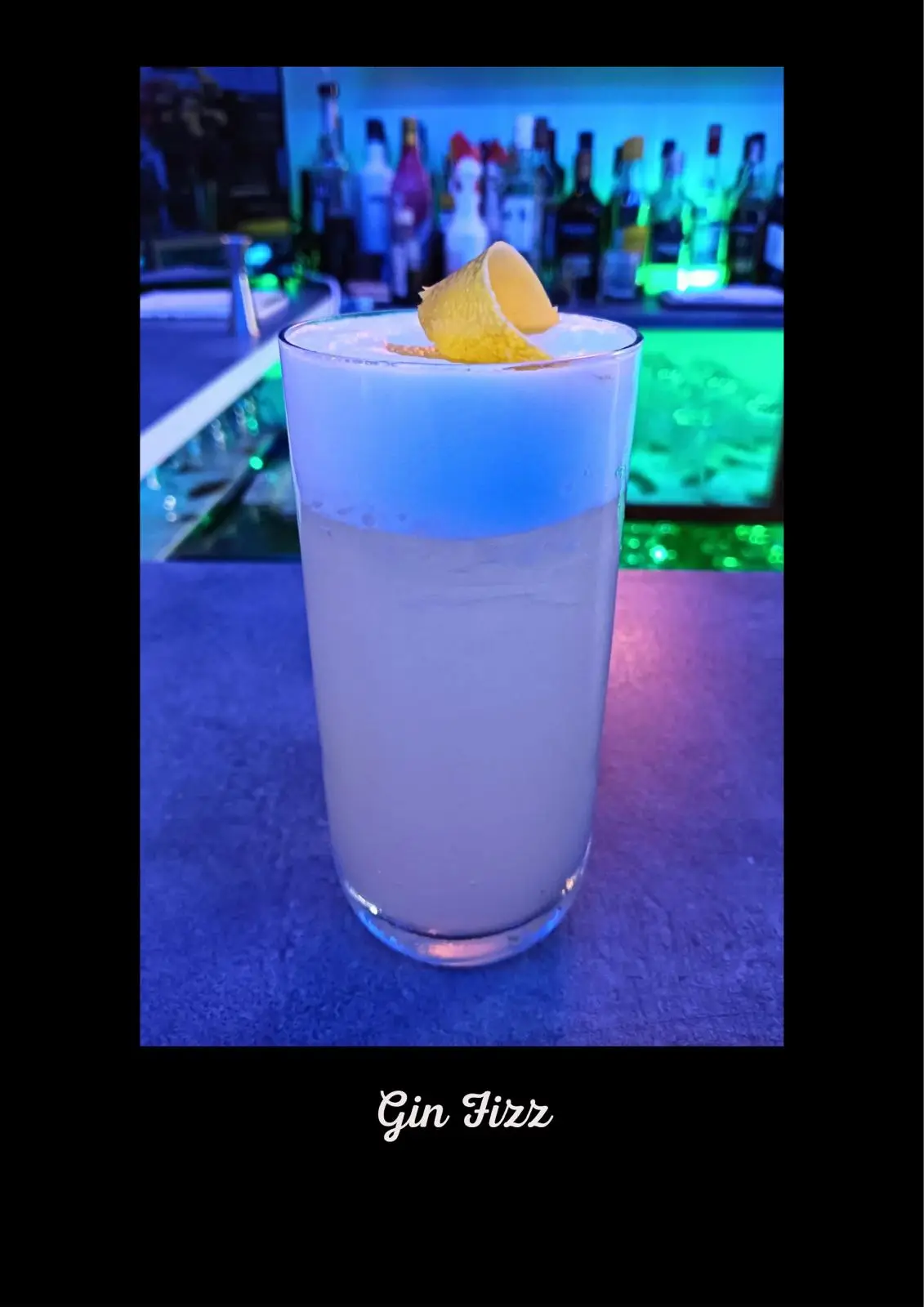 GIN FIZZ CÓCTEL EN PANTEAM