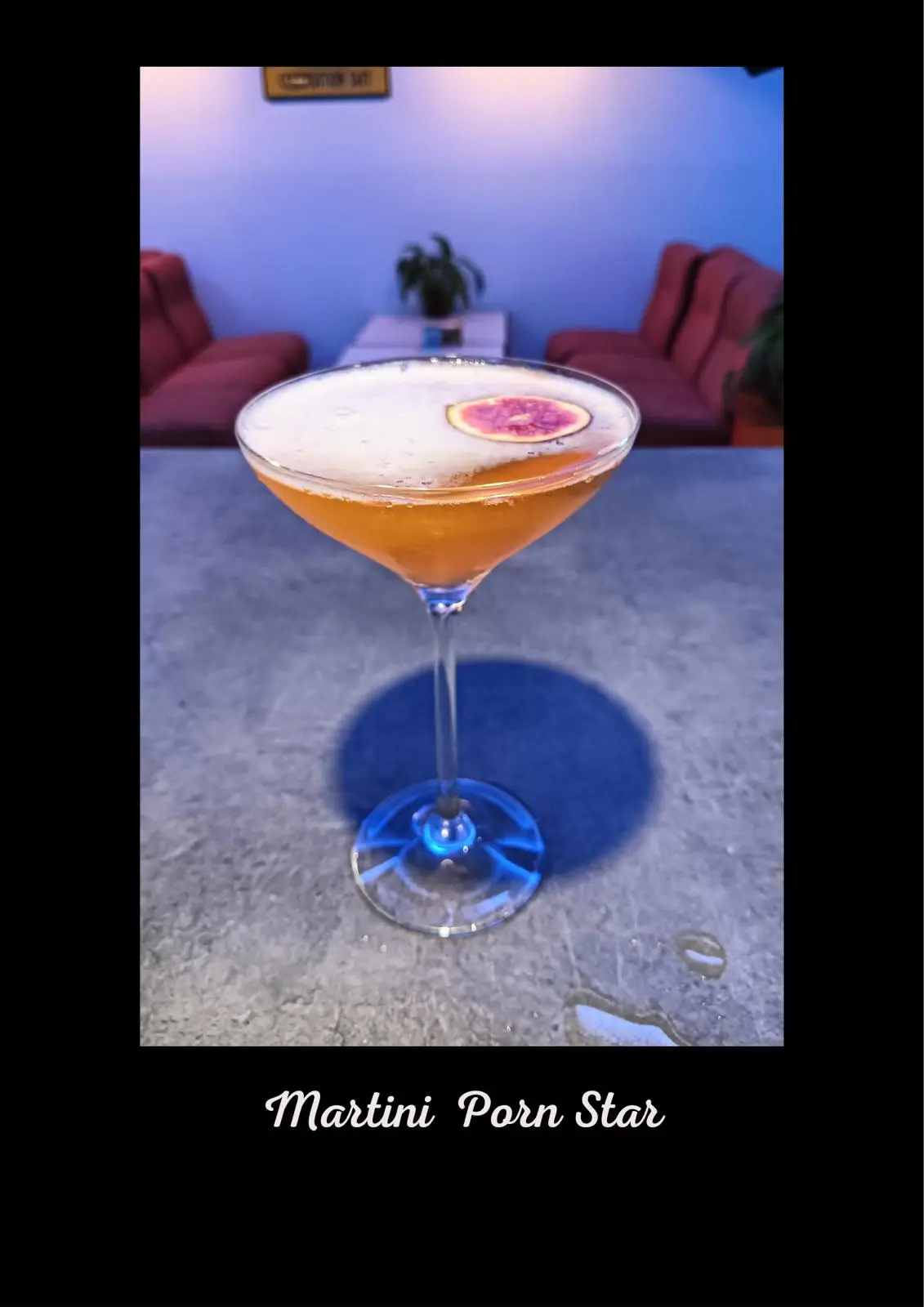 MARTINI PORN STAR CÓCTEL EN PANTEAM